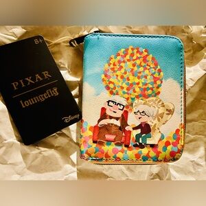 Disney Loungefly Colorful Up Wallet with Carl and Ellie